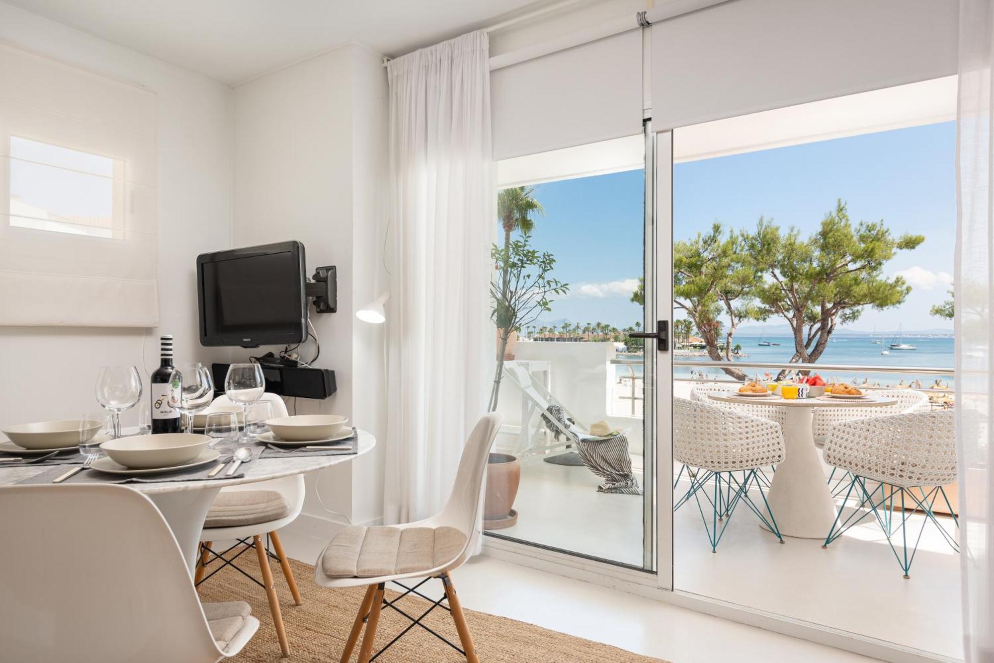 Apartment Blue View Port d'Alcúdia Exterior foto